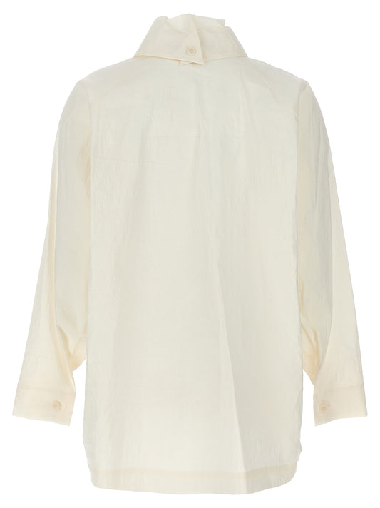 Issey Miyake White Fibers Blouse