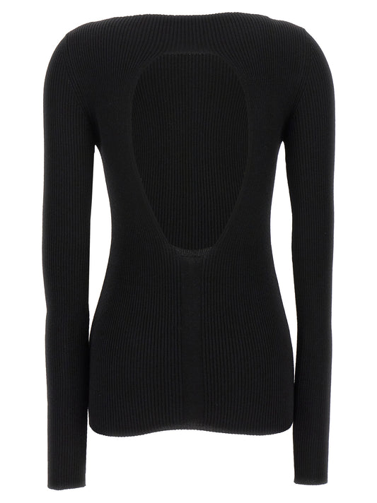 Rick Owens Black Wool Cardigan
