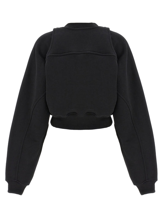 Off-White Bicolor Cotton Sweatshirt