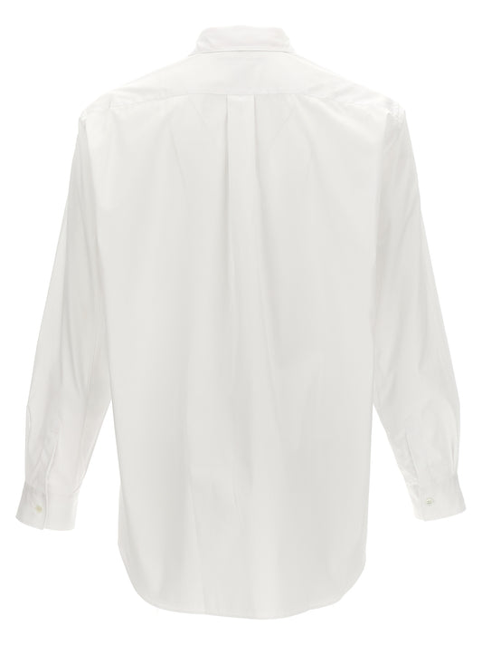 Comme Des Garçons White Cotton Blouse
