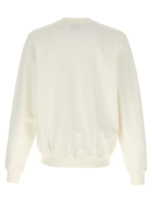 Casablanca White Cotton Sweatshirt