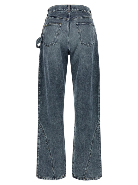 J.W.Anderson Blue Cotton Jeans Denim