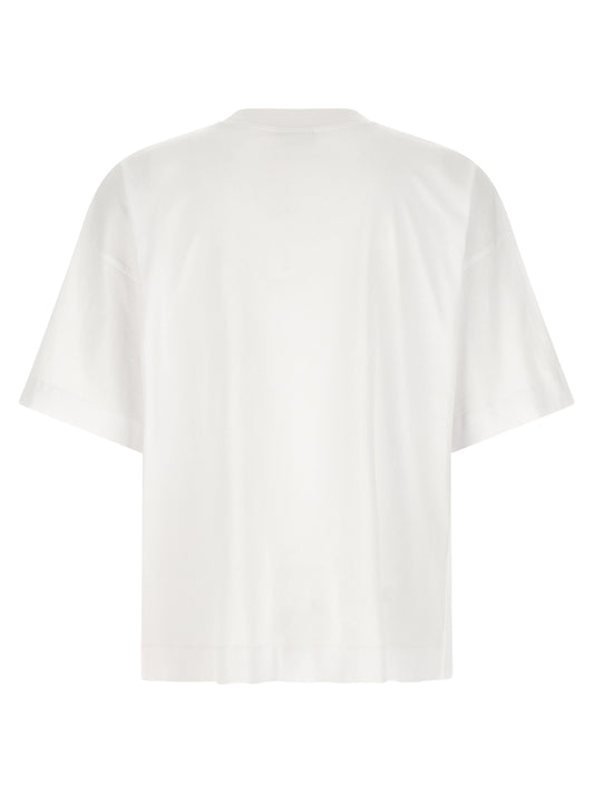 Dries Van Noten White Cotton T-Shirt