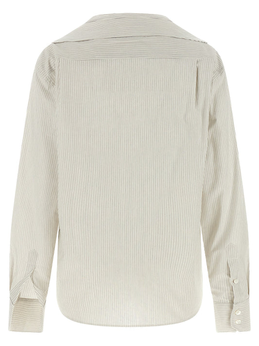 MM6 Maison Margiela Gray Cotton Blouse