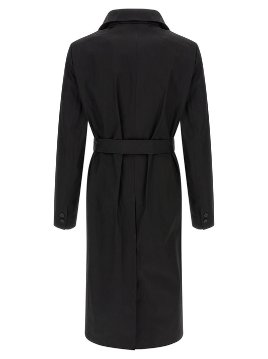 Rick Owens Black Cotton Coat