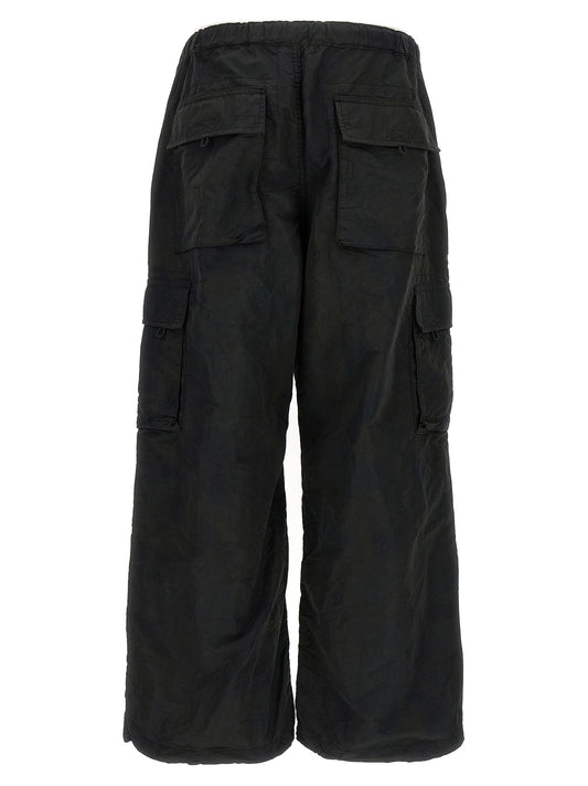 Comme Des Garçons Black Nylon Cargo Pants