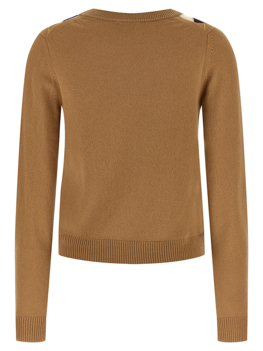 Ganni Beige Wool Cardigan