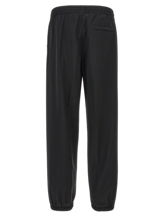 Givenchy Black Virgin Wool Casual Pants