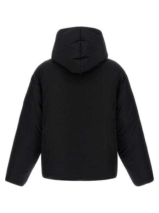 Jacquemus Black Polyamide Full-Length Jacket