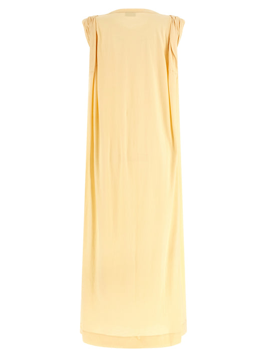 Dries Van Noten Bicolor Cotton Long Dress