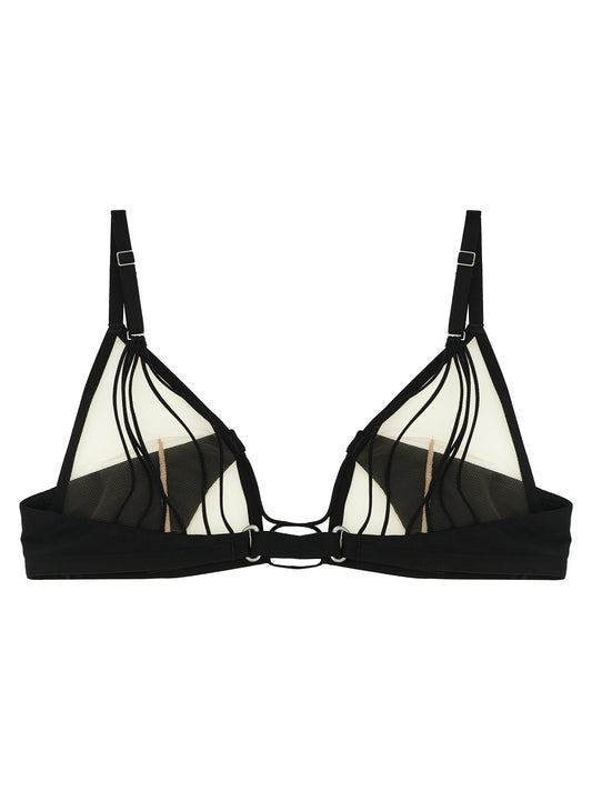 Rick Owens Black Nylon Bra