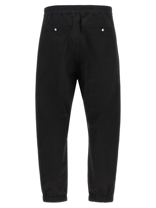 Rick Owens Black Cotton Joggers (Workout Pants)