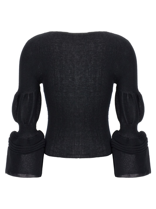 Issey Miyake Black Polyester Sweatshirt