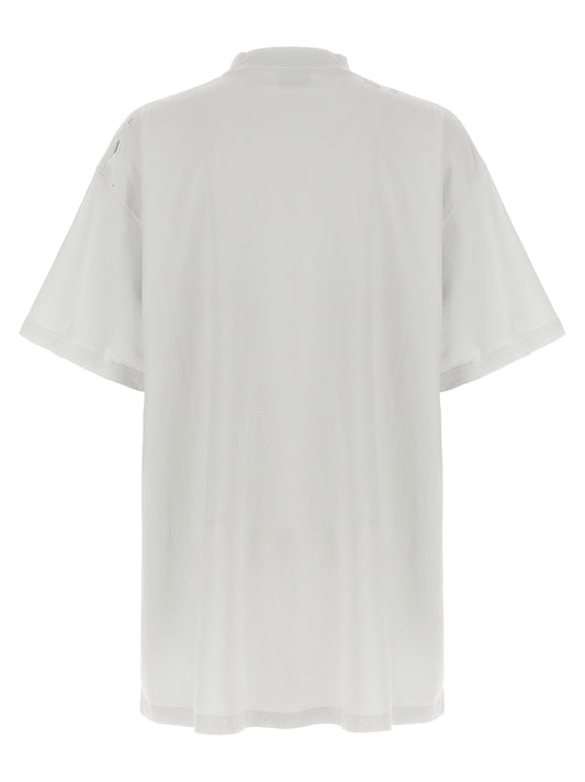 Balenciaga White Cotton T-Shirt