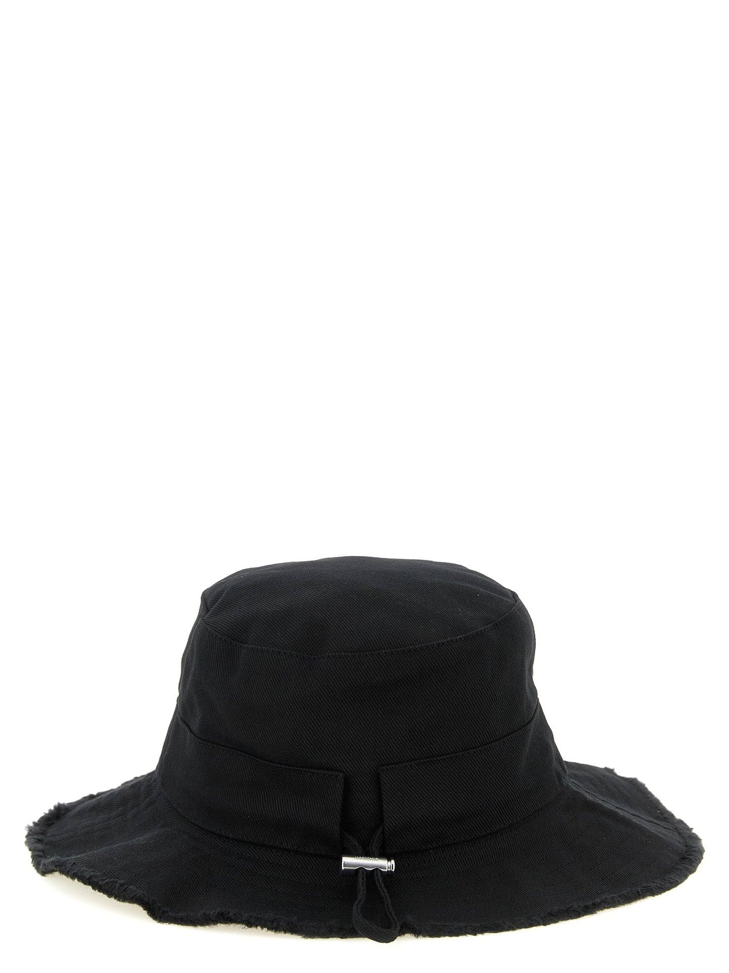 Jacquemus Black Cotton Bucket Hat