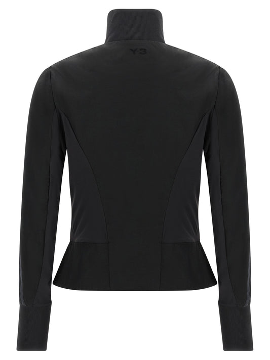 Y-3 Black Polyamide Sweatshirt