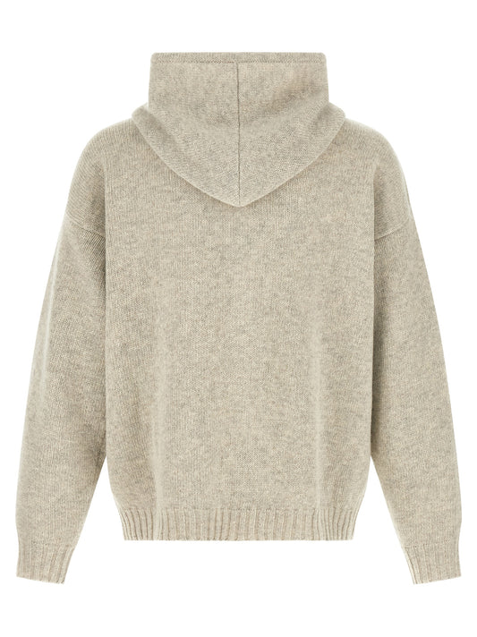 MM6 Maison Margiela Gray Wool Cardigan
