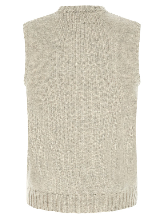 MM6 Maison Margiela Gray Wool Sweatshirt