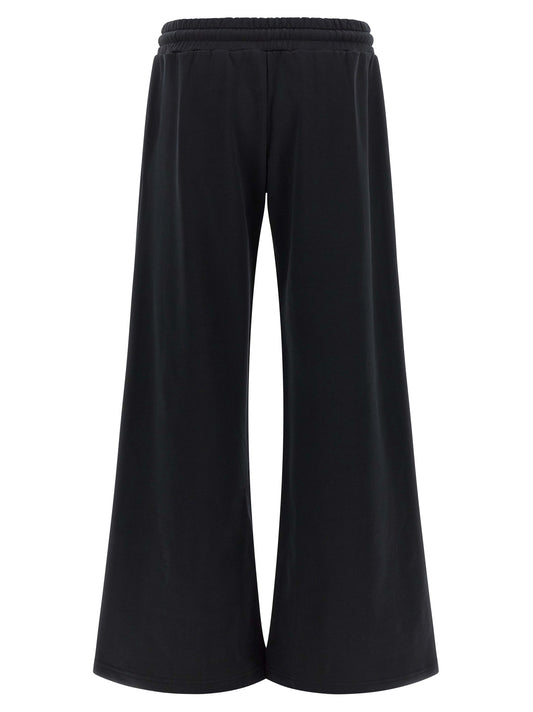 Off-White Black Cotton Joggers (Workout Pants)
