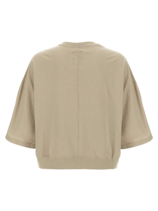 Rick Owens Gray Cotton T-Shirt