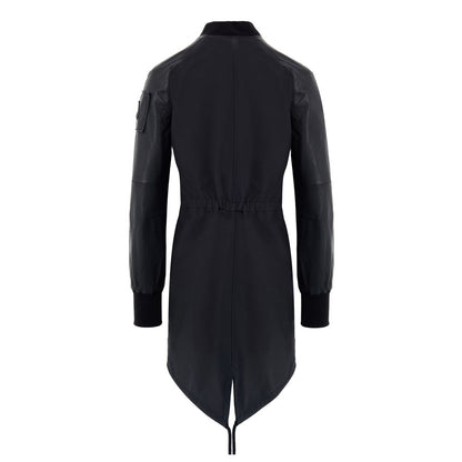 Moose Knuckles Black Cotton Parka