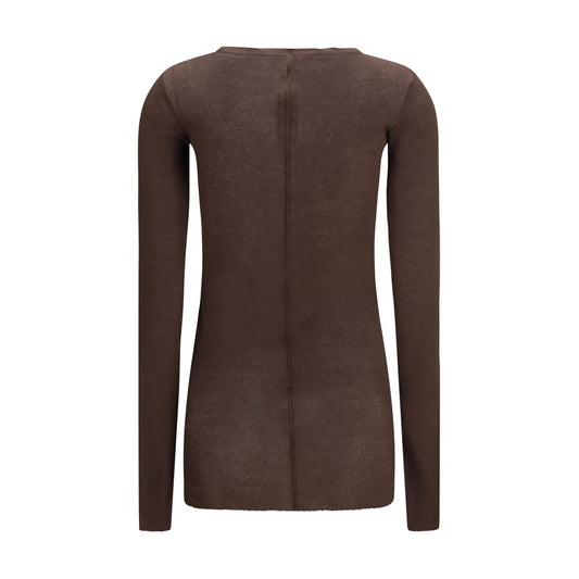 Rick Owens Brown Cotton Sportswear