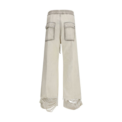 Rick Owens Beige Cotton Casual Pants