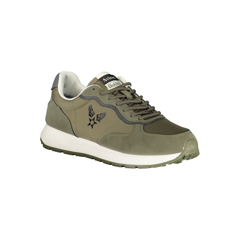 Avirex Green Poliestere Mens Sneaker