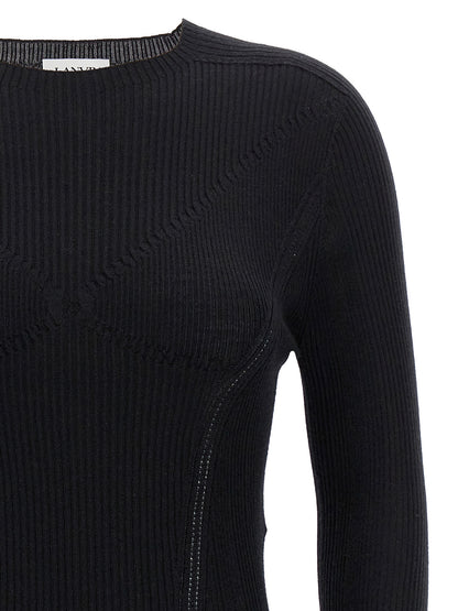 Lanvin Black Cashmere Cardigan