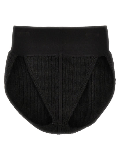 Rick Owens Black Cashmere Briefs
