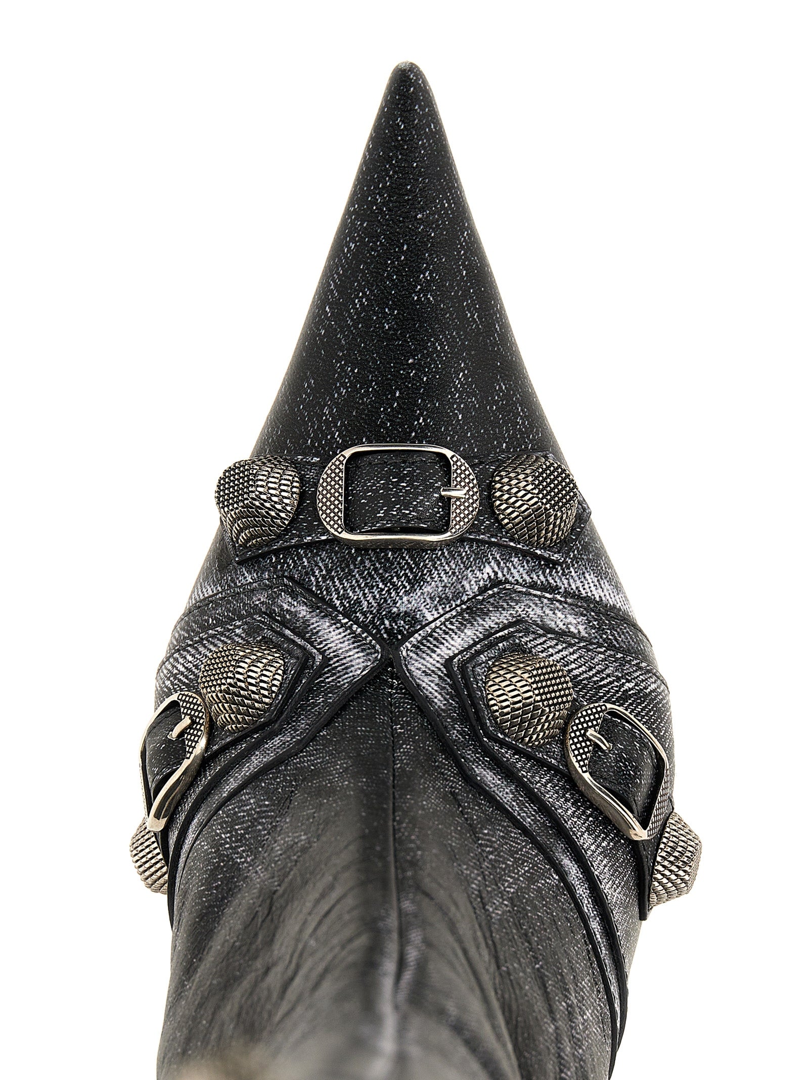 Balenciaga Black Lamb Leather Over The Knee