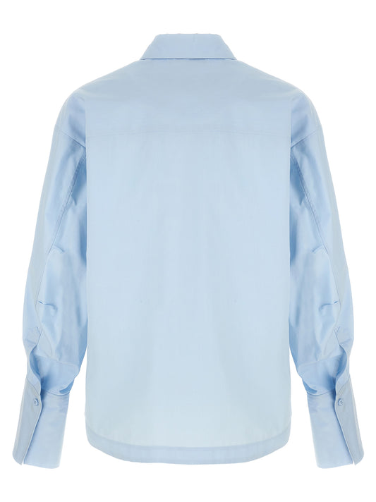 The Attico Blue Cotton Blouse