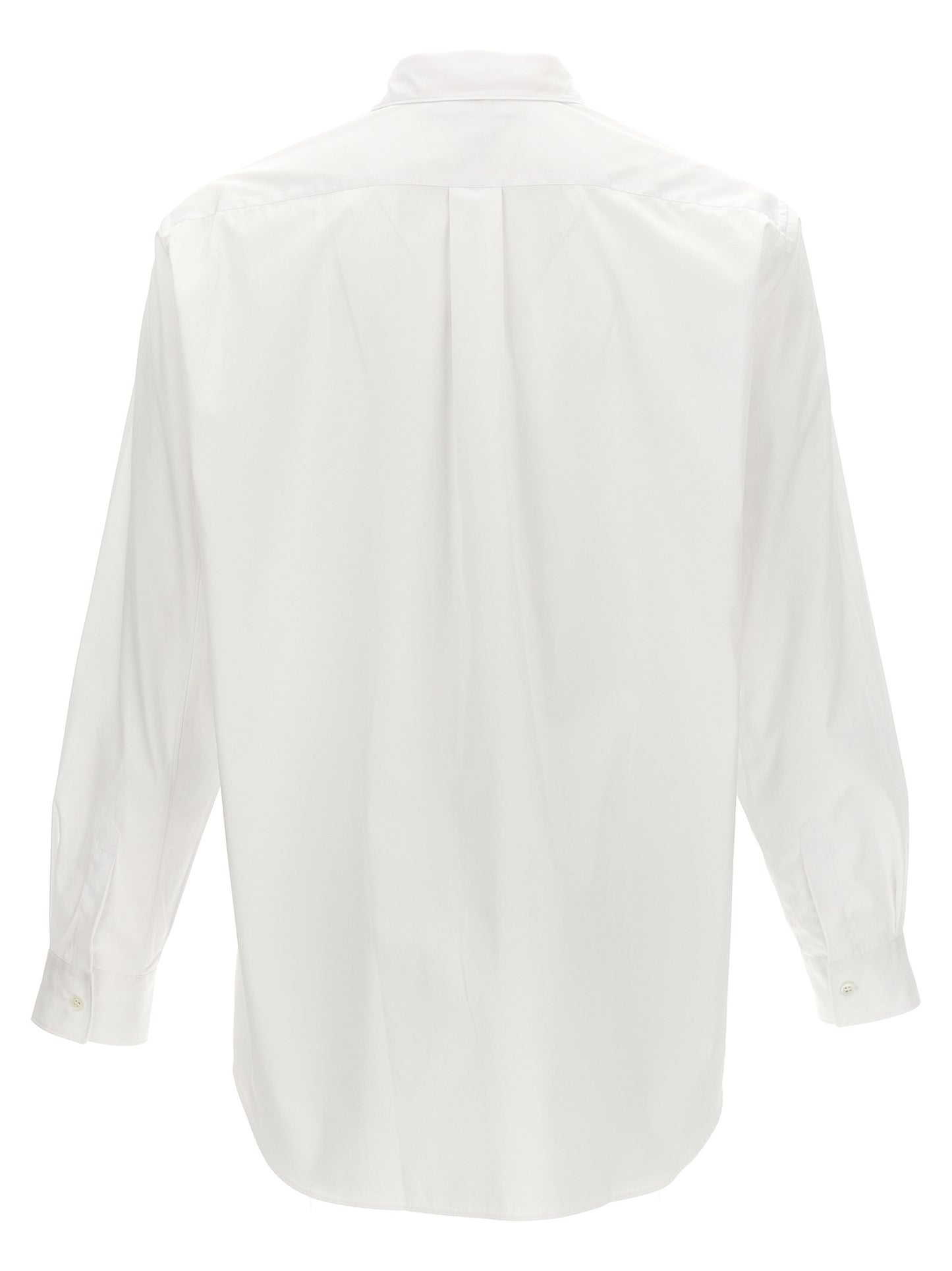 Comme Des Garçons White Cotton Blouse