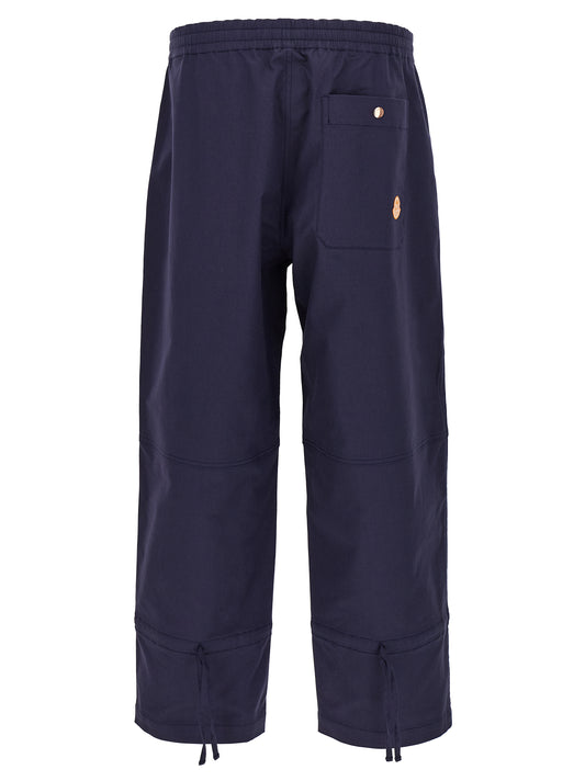 MONCLER GENIUS Blue Cotton Casual Pants