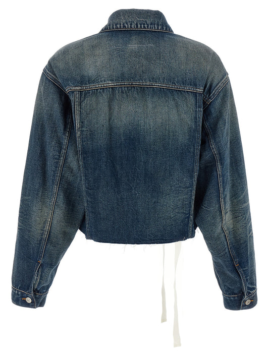 MM6 Maison Margiela Blue Cotton Denim Jacket