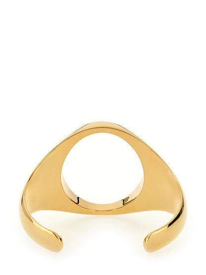 MM6 Maison Margiela Gold Brass Bracelet