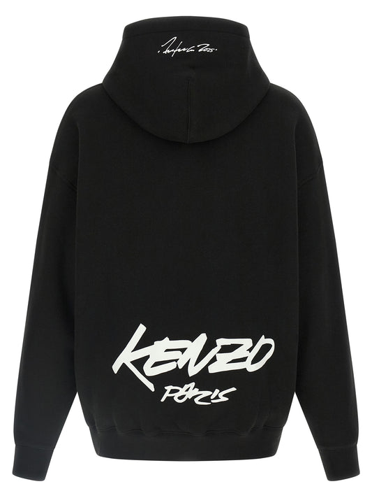 Kenzo Black Cotton Hoodie