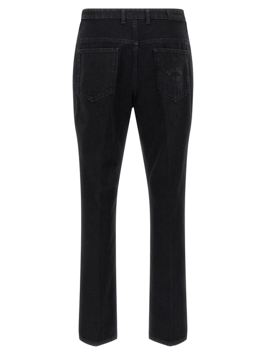 Givenchy Black Cotton Straight-Leg Jeans