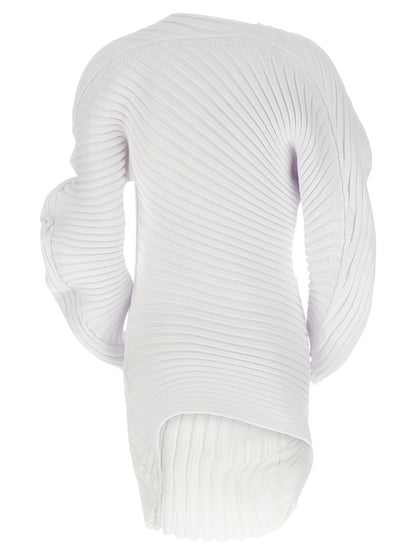 Issey Miyake White Polyester Casual Dress