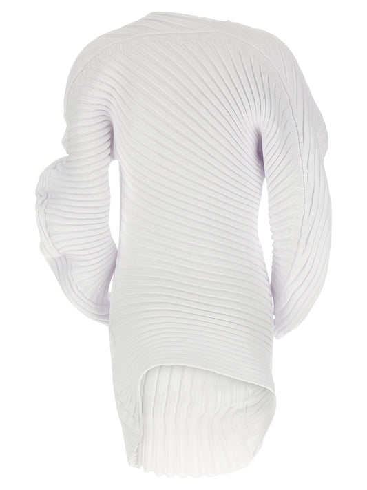 Issey Miyake White Polyester Casual Dress