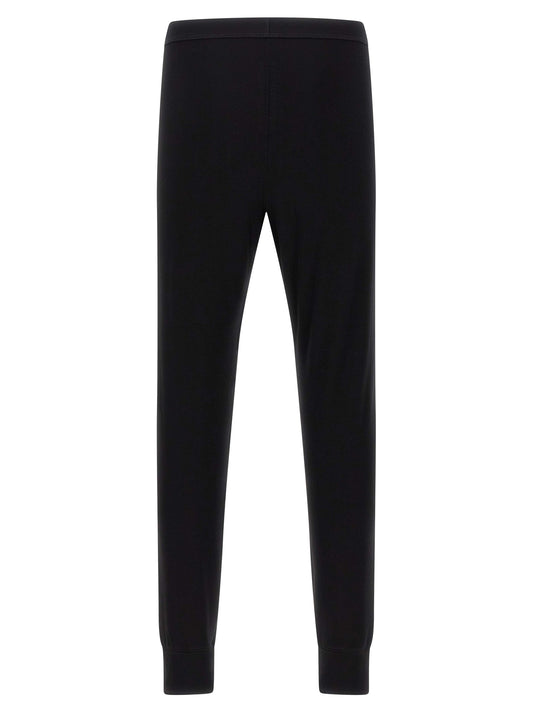 Rick Owens Black Wool Leggings