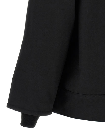 Comme Des Garçons Black Polyester Full-Length Jacket