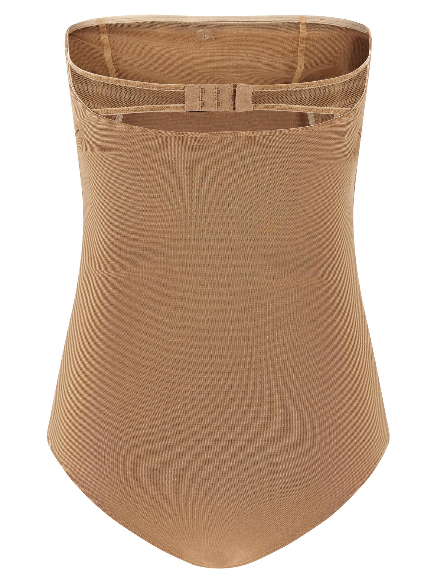 Courrèges Beige Viscose Bodysuit