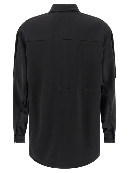 MONCLER GENIUS Black Polyester Blouse