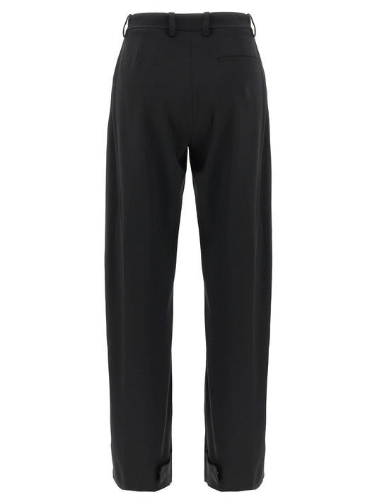 MONCLER GENIUS Black Polyester Dress Pants