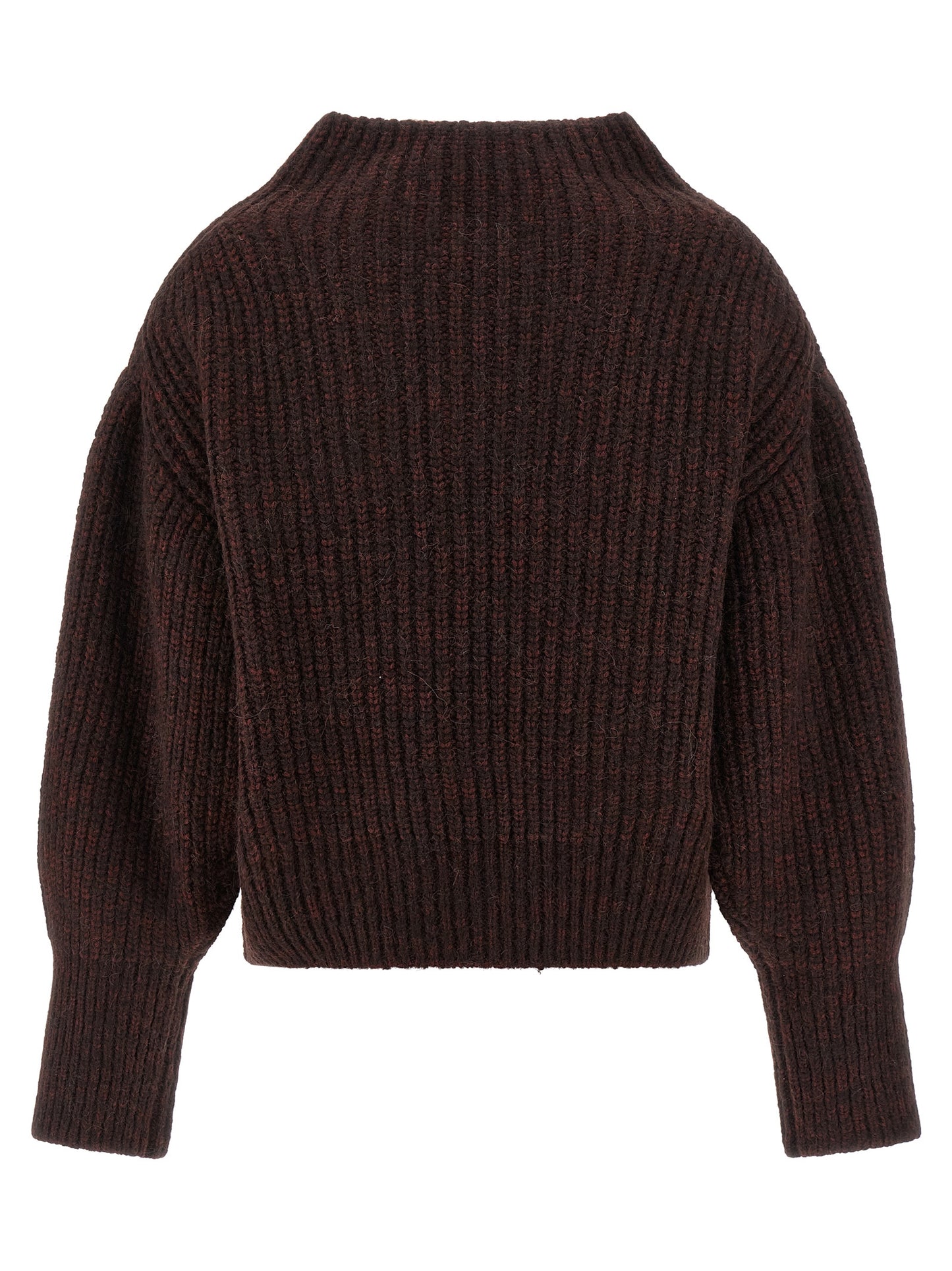 Dries Van Noten Bordeaux Wool Cardigan