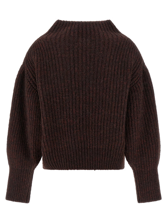 Dries Van Noten Bordeaux Wool Cardigan