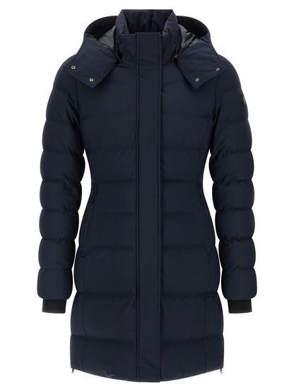 Moose Knuckles Blue Nylon Parka