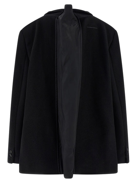 MM6 Maison Margiela Black Virgin Wool Blazer