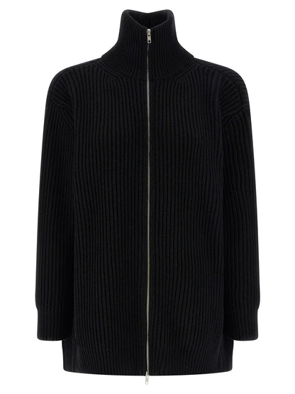 MM6 Maison Margiela Black Wool Short Dress